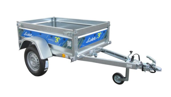 Remorque bagagère Lider ALICANTE 44211 DIM UTILES 1.5 X 1.0 X 0.39M PTAC 500KG