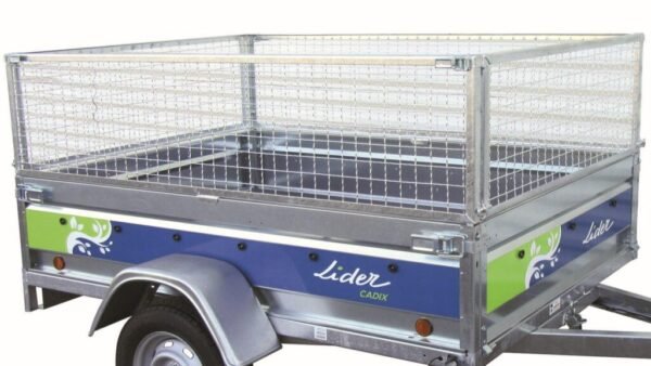 Remorque bagagère Lider ALICANTE 44211 DIM UTILES 1.5 X 1.0 X 0.39M PTAC 500KG