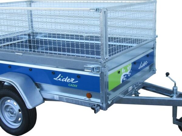 Remorque bagagère Lider CADIX 44310 DIM UTILES 2.05 X 1.32 X 0.39M PTAC 500KG