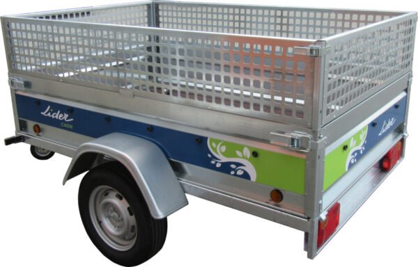 Remorque bagagère Lider CADIX 44310 DIM UTILES 2.05 X 1.32 X 0.39M PTAC 500KG