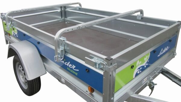 Remorque bagagère Lider ALICANTE 44211 DIM UTILES 1.5 X 1.0 X 0.39M PTAC 500KG