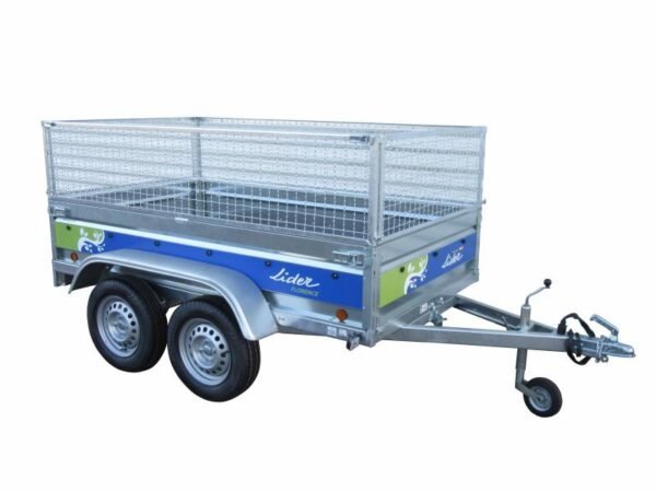 8 Remorque bagagère Lider FLORENCE 44330 DIM UTILES 2.33 X 1.32 X 0.39M PTAC 750KG