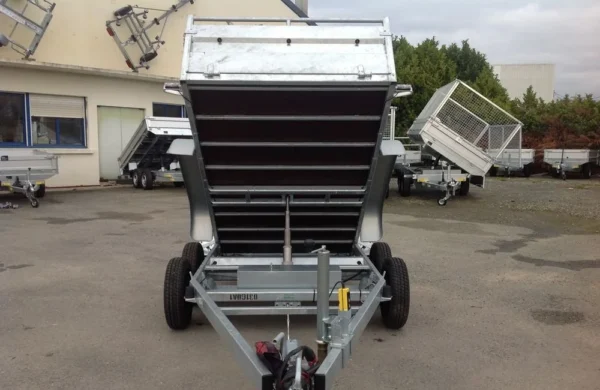 Benne-Robust-Lider-PTAC-1500kg-2-essieux-freins-2-11-1-1 Remorque benne Lider – 1500 kg – double essieux freinés