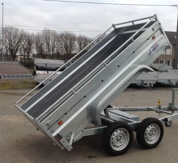 Benne-Robust-Lider-PTAC-1500kg-2-essieux-freins-2-8-1-1 Remorque benne Lider – 1500 kg – double essieux freinés