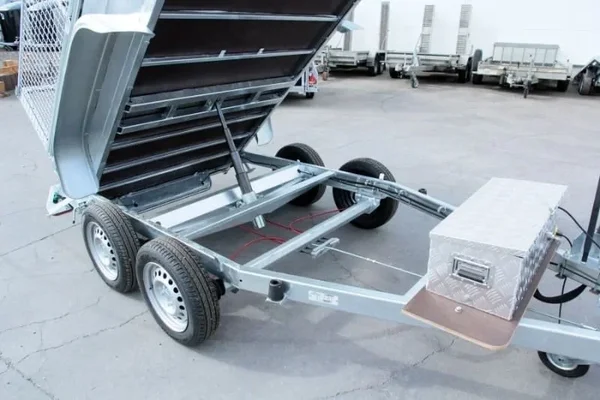 a29-1-high Remorque Benne Hydraulique 2 essieux LIDER 41352